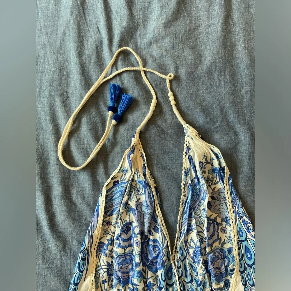 Spell Designs Hotel Paradiso Jumpsuit in Bluebird Size Small - Picture 6 of 15
